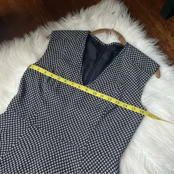 Ann Taylor Black & Cream A Line Dress - Picture 5 of 7